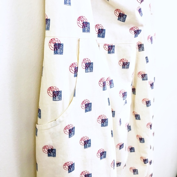 GIRLS FROM SAVOY ANTHRO PARIS POSTAGE PINUP DRESS - Picture 3 of 8